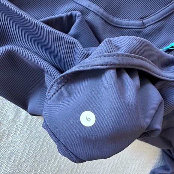 Lululemon Reversible Dance Studio Jacket, Size 6, Bluish/Purple (Rare) - Picture 11 of 15
